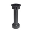 Lemax.Опора кухонная пластмассовая без клипсы черная 100мм 1359/N0200-100BL