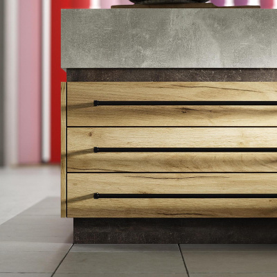 ЛДСП Дуб крафт золотой pure wood Кроношпан 2500х1830х16 мм