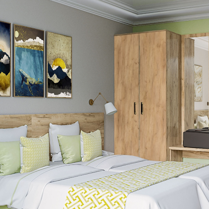 ЛДСП Дуб крафт золотой pure wood Кроношпан 2750х1830х16 мм